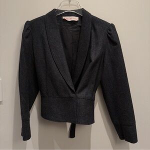Giorgio Sant’angelo Dark Charcoal Gray Women's Blazer Size 4